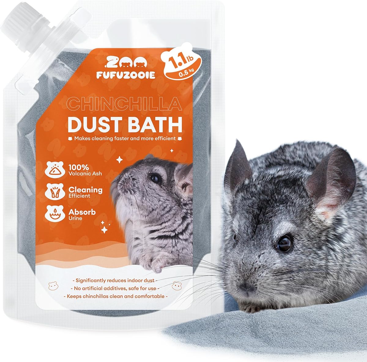 Natural Volcanic Minerals Chinchilla Dust Bath